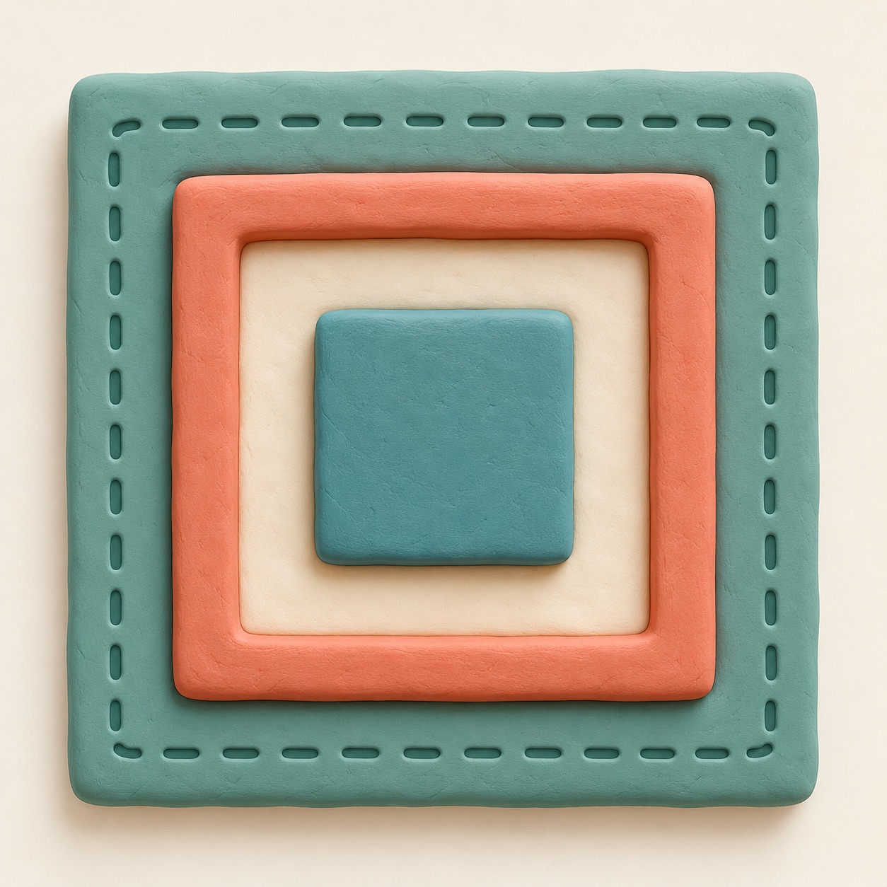 A card is shown with layers for content, padding, border, and outer space.
