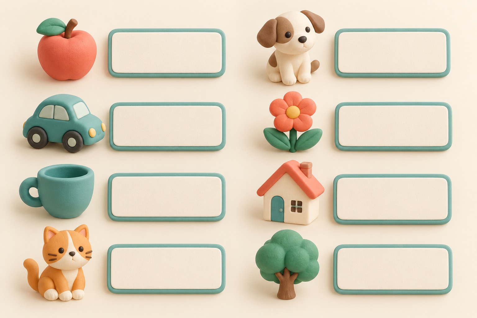 A tidy set of short labels paired with their matching details.