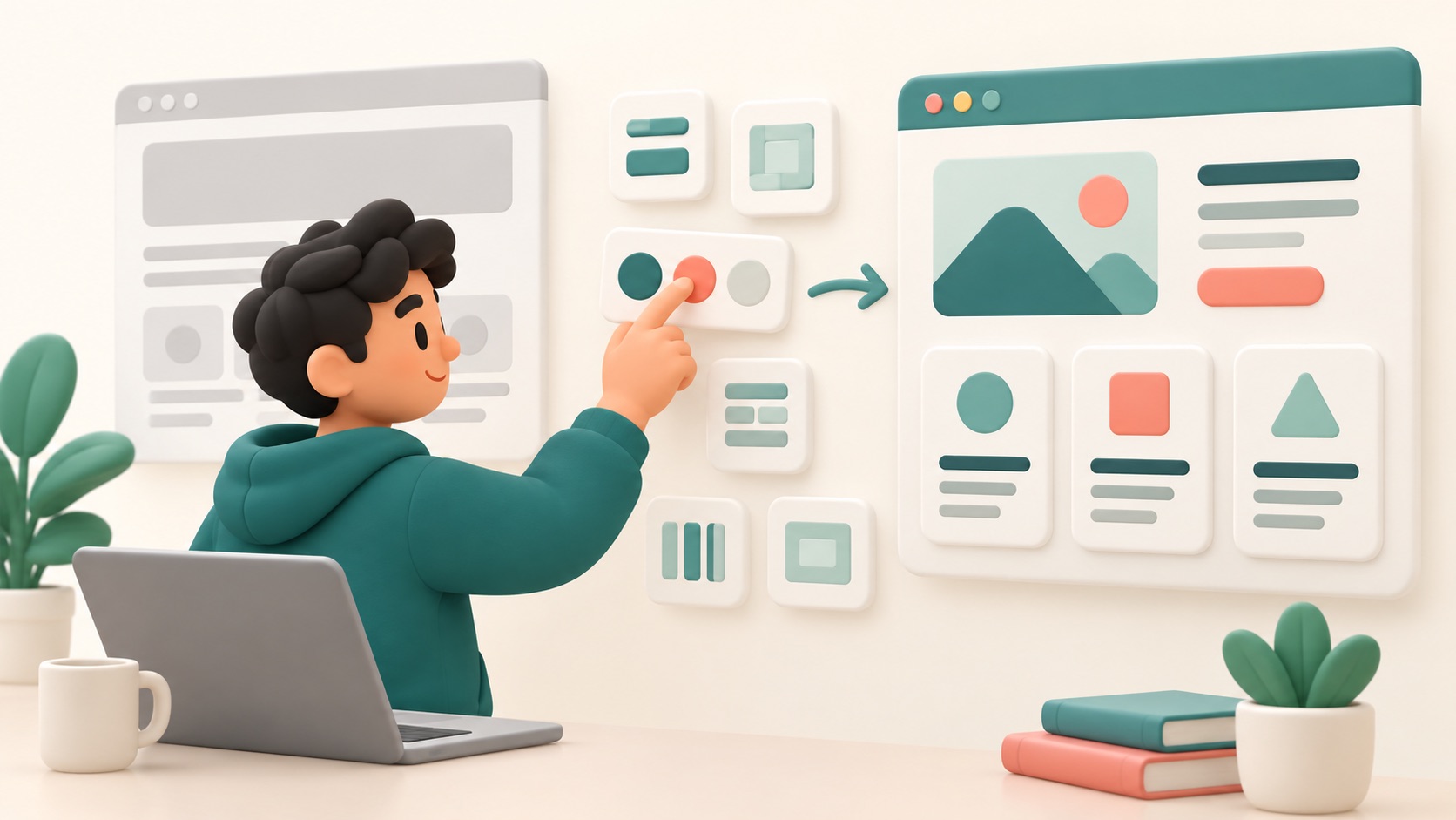 Small style choices for spacing, color, and layout are applied to a simple interface.